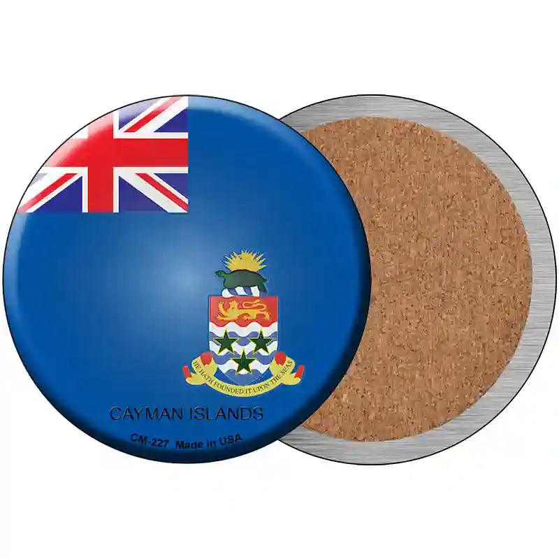 Cayman Islands Country Novelty Metal Circular Sign 3.5" (CC)