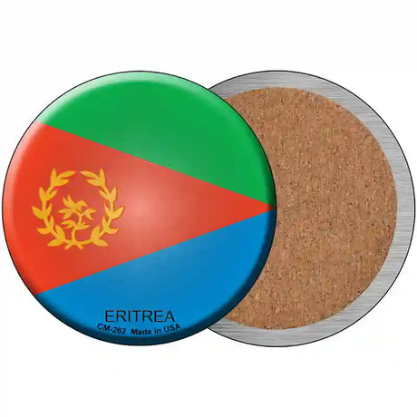 Eritrea Country Novelty Metal Circular Sign 3.5" (CC)