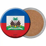 Haiti Country Novelty Metal Circular Sign 3.5" (CC)