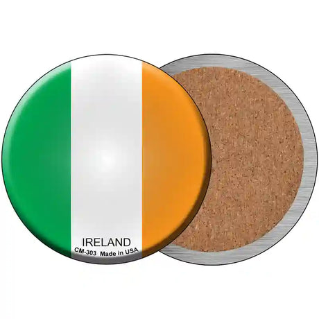 Ireland Country Novelty Metal Circular Sign 3.5" (CC)