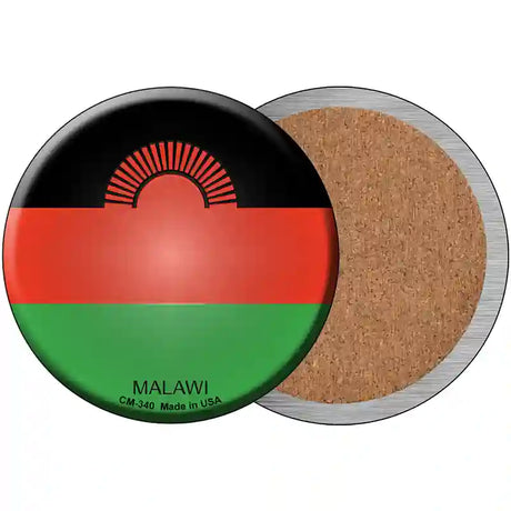 Malawi Country Novelty Metal Circular Sign 3.5" (CC)