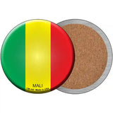 Mali Country Novelty Metal Circular Sign 3.5" (CC)