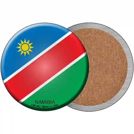 Namibia Country Novelty Metal Circular Sign 3.5" (CC)