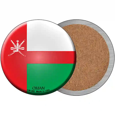 Oman Country Novelty Metal Circular Sign 3.5" (CC)