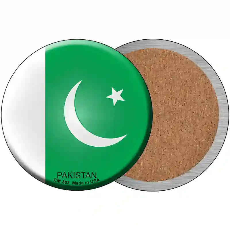 Pakistan Country Novelty Metal Circular Sign 3.5" (CC)