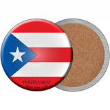 Puerto Rico Country Novelty Metal Circular Sign 3.5" (CC)