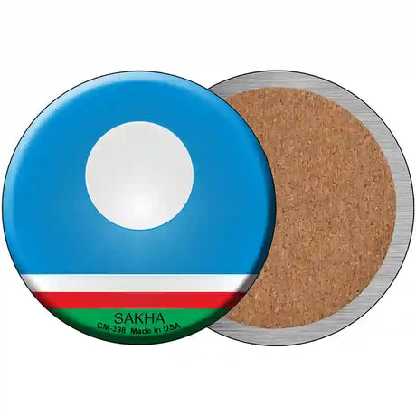 Sakha Country Novelty Metal Circular Sign 3.5" (CC)