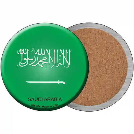 Saudi Arabia Country Novelty Metal Circular Sign 3.5" (CC)