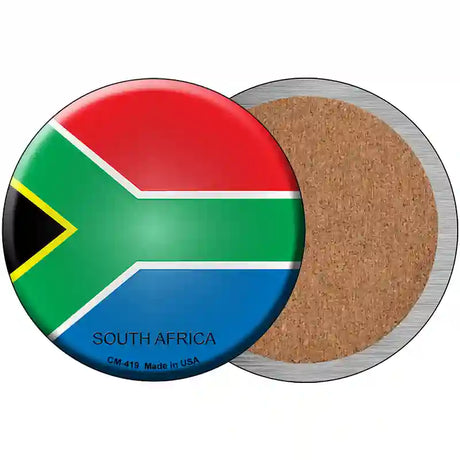 South Africa Country Novelty Metal Circular Sign 3.5" (CC)