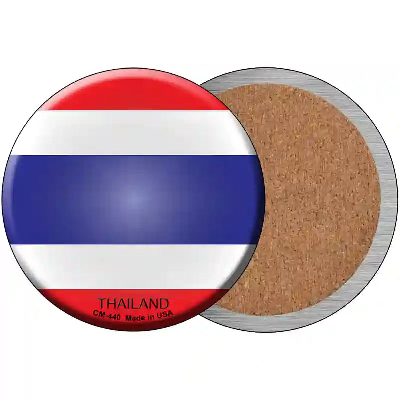 Thailand Country Novelty Metal Circular Sign 3.5" (CC)