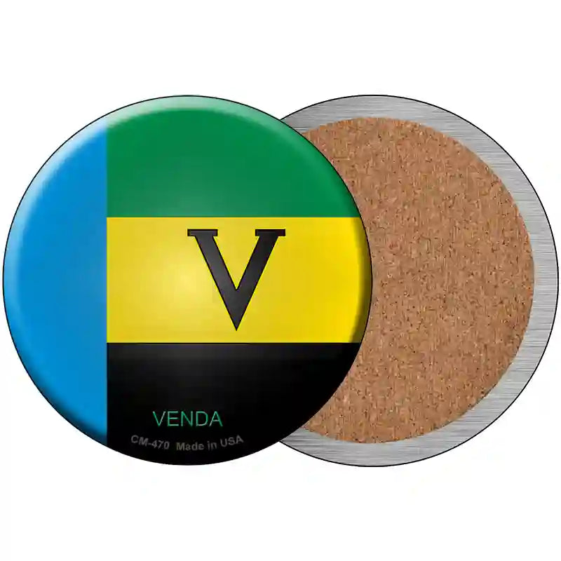 Venda Country Novelty Metal Circular Sign 3.5" (CC)