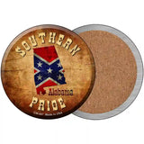 Southern Pride Alabama Novelty Metal Circular Sign 3.5" (CC)