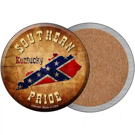 Southern Pride Kentucky Novelty Metal Circular Sign 3.5" (CC)