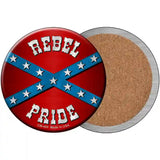 Rebel Pride Novelty Metal Circular Sign 3.5" (CC)