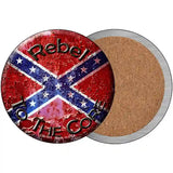 Rebel To The Core Novelty Metal Circular Sign 3.5" (CC)