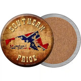 Southern Pride Maryland Novelty Metal Circular Sign 3.5" (CC)