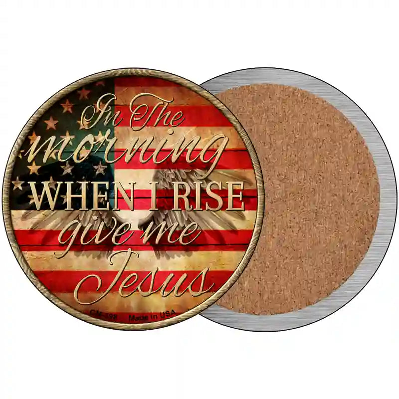 When I Rise Novelty Metal Circular Sign 3.5" (CC)