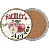 Farmers Market Apples Novelty Metal Circular Sign 3.5" (CC)