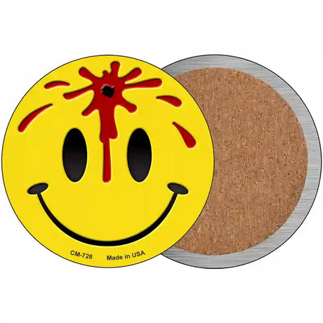 Bullet Smile Novelty Metal Circular Sign 3.5" (CC)