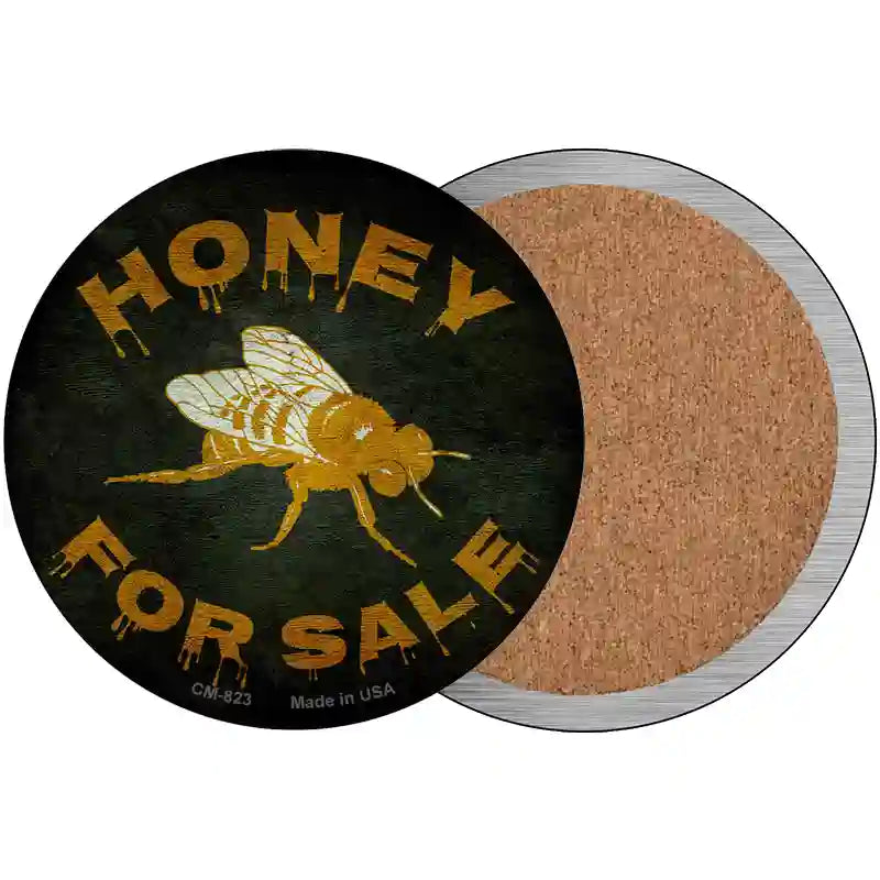 Honey For Sale Novelty Metal Circular Sign 3.5" (CC)