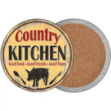 Country Kitchen Novelty Metal Circular Sign 3.5" (CC)