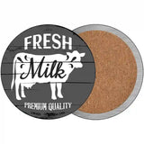 Fresh Milk Premium Quality Novelty Metal Circular Sign 3.5" (CC)