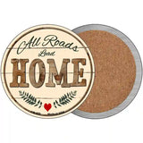 All Roads Lead Home Novelty Metal Circular Sign 3.5" (CC)