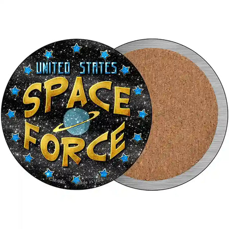 US Space Force Novelty Metal Circular Sign 3.5" (CC)