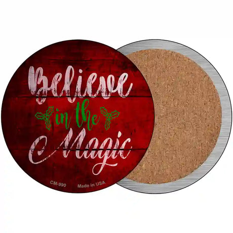 Believe In Magic Novelty Metal Circular Sign 3.5" (CC)