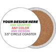 Copy of Personalized Design Your Own Custom Novelty Aluminum Circle Coaster | 3.5" (Set of 4)