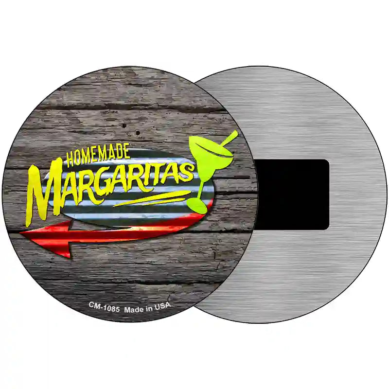 Homemade Margaritas Novelty Metal Circular Sign 3.5" (CM)