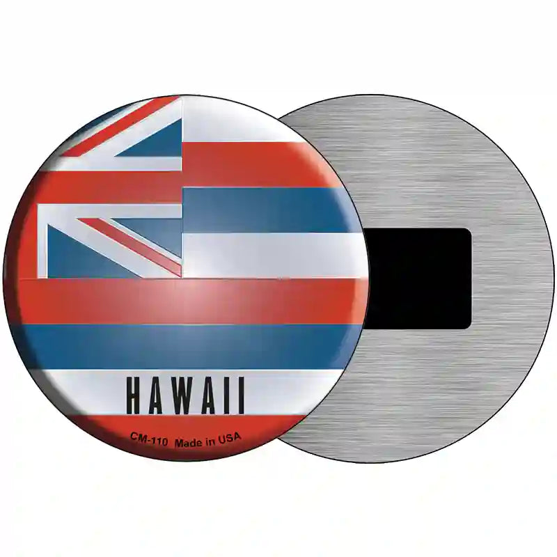 Hawaii State Flag Metal Circular Sign 3.5" (CM)