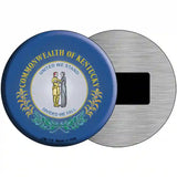 Kentucky State Flag Metal Circular Sign 3.5" (CM)