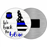 New Hampshire Back The Blue Novelty Circular Sign 3.5" (CM)