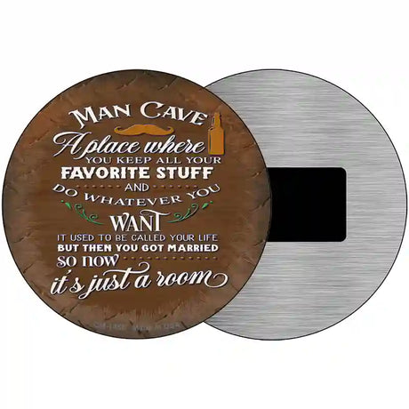 Its Just A Room Novelty Metal Circular Sign 3.5" (CM)