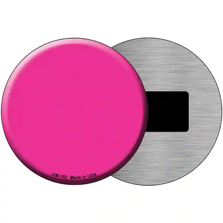 Pink Novelty Metal Circular Sign 3.5" (CM)