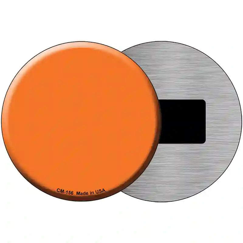 Orange Novelty Metal Circular Sign 3.5" (CM)