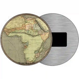 Africa Map Novelty Metal Circle Sign 3.5" (CM)