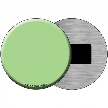 Lime Green Novelty Metal Circular Sign 3.5" (CM)