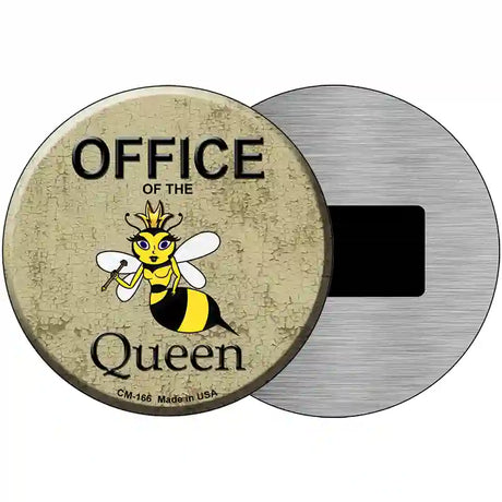 Office of the Queen Metal Circular Sign 3.5" (CM)