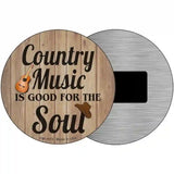 Country Music Soul Novelty Metal Circular Sign 3.5" (CM)