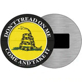 Come And Take It Gadsden Novelty Metal Circular Sign 3.5" (CM)