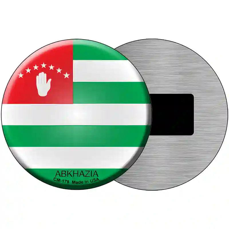 Abkhazia Country Novelty Metal Circular Sign 3.5" (CM)