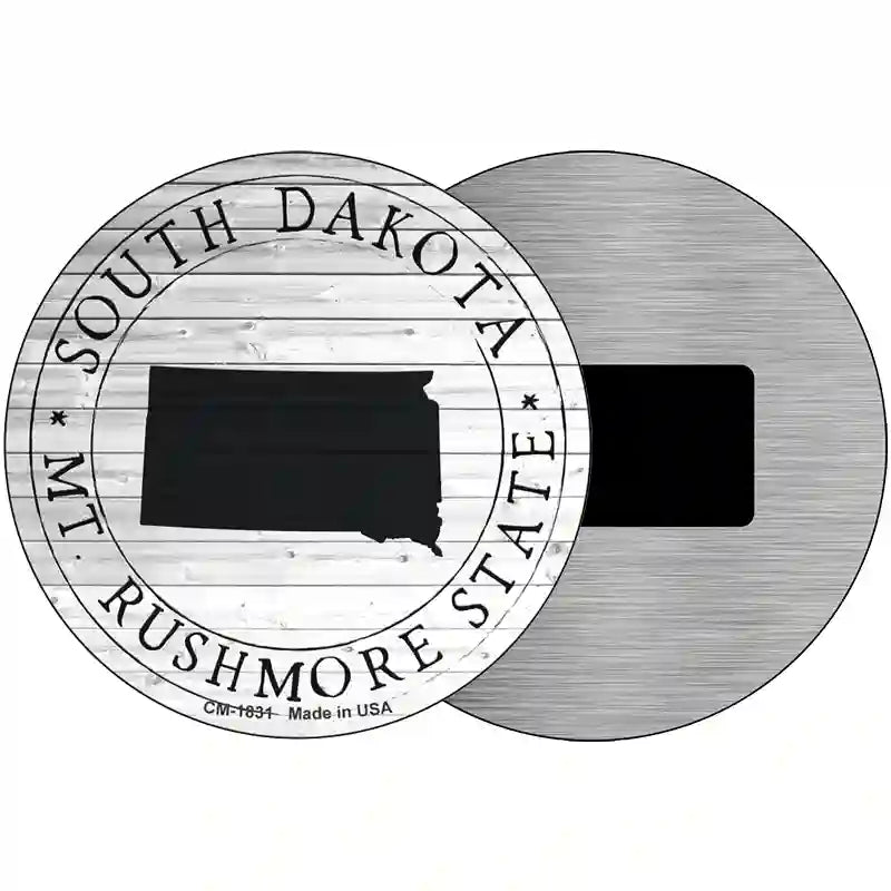 South Dakota Mt Rushmore State Novelty Metal Circle Sign C-1831 3.5" (CM)