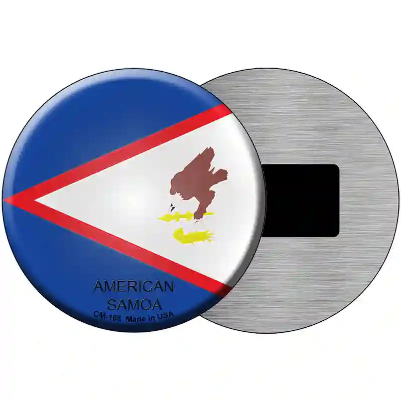 American Samoa Country Novelty Metal Circular Sign 3.5" (CM)