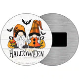 Happy Halloween Spooky Gnomes Novelty Metal Circle Sign 3.5" (CM)