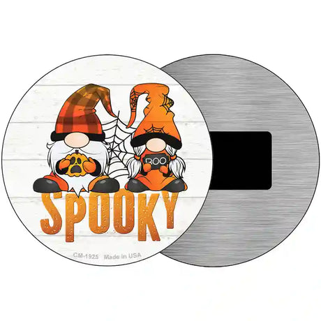 Spooky Gnomes Novelty Metal Circle Sign 3.5" (CM)