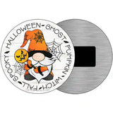 Spooky Halloween Gnome Novelty Metal Circle Sign 3.5" (CM)