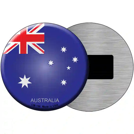 Australia Novelty Metal Circular Sign 3.5" (CM)