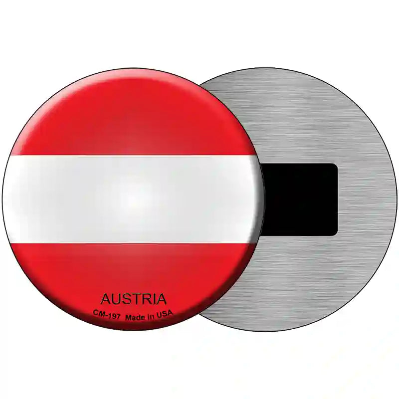 Austria Novelty Metal Circular Sign 3.5" (CM)